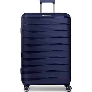 Franky London 4 ruedas Carrito L 74 cm con pliegue de expansión