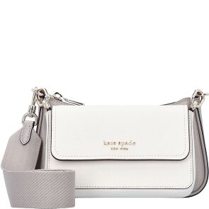 Kate Spade New York Double Up Bolsa de hombro Piel 20 cm