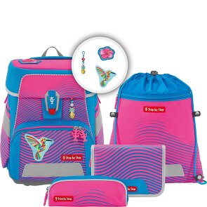 Step by Step Space Neon Juego de mochilas escolares 5 piezas