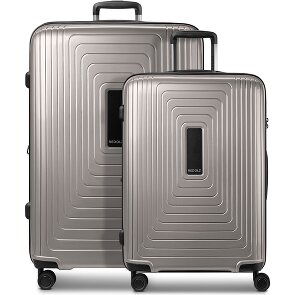 Redolz Essentials 14 4 ruedas Set de maletas 2 piezas Con fuelle expandible