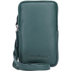 Greenburry Funda de napa para móvil de 10,5 cm