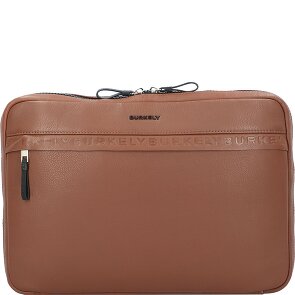 Burkely Bolsa para portátil Bold Bobby de cuero con compartimento para portátil de 39 cm