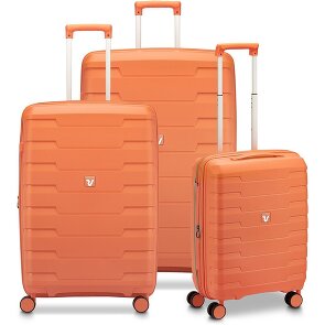 Roncato Skyline 2.0 4 ruedas Juego de maletas 3 piezas con pliegue de expansión