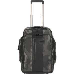 Piquadro Mochila Trolley Brief de 2 ruedas Compartimento para portátil de 53 cm
