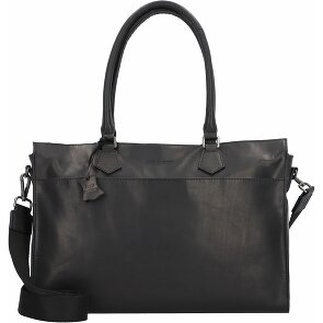 Greenburry Pure Black Bolsa de hombro Piel 40 cm Compartimento para el portátil