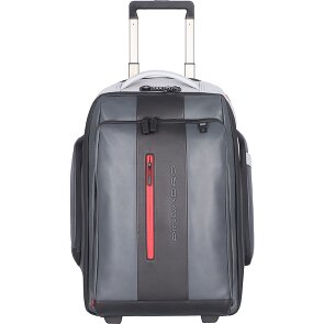 Piquadro Urban 2 ruedas Mochila-Trolley Piel natural 53.5 cm Compartimento para laptop