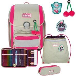 Scout Juego de mochilas escolares Genius 4pcs.