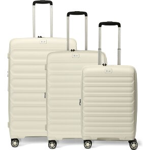 d&n Travel Line 4700 4 ruedas Juego de maletas 3 piezas con pliegue de expansión