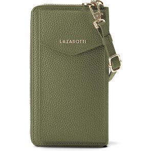 Lazarotti Bologna Cartera de piel con cremallera Funda para teléfono móvil Piel 19 cm