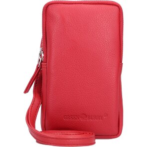 Greenburry Funda de napa para móvil de 10,5 cm