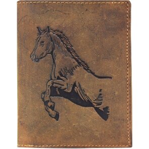 Greenburry Cartera Vintage Piel de Caballo 9,5 cm