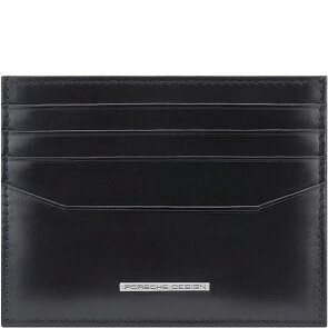 Porsche Design Estuche clásico para tarjetas de crédito de cuero RFID de 10 cm
