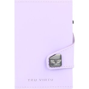 Tru Virtu Funda para tarjetas de crédito Click & Slide Cartera de piel RFID 6,5 cm