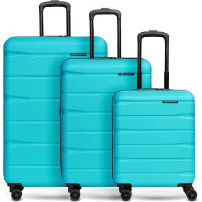 Franky Juego de maletas Munich 4.0 de 4 ruedas, 3 piezas con plegado extensible