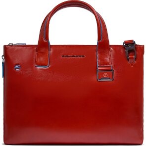 Piquadro Blue Square Bolsa de compras Piel 38 cm Compartimento para el portátil con pliegue de expansión