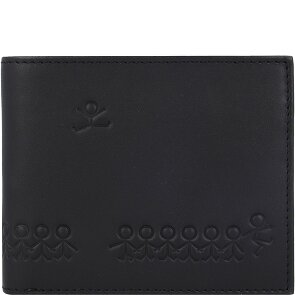 oxmox Leather Cartera Protección RFID Piel 12 cm