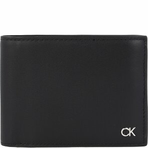 Calvin Klein Metal CK Cartera Protección RFID Piel 13 cm