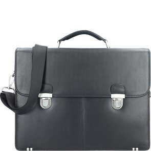 Esquire Maletín Oxford de piel 42 cm