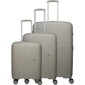 Travelite Tamaris x  Voyaage 4 ruedas Juego de maletas 3 piezas con pliegue de expansión
