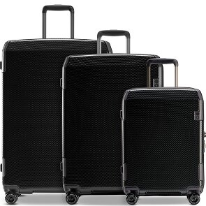 Echolac Logic Pro 4 ruedas Juego de maletas 3 piezas con pliegue de expansión