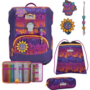 Scout Neo Exklusiv Superflash Juego de mochilas escolares 4 piezas