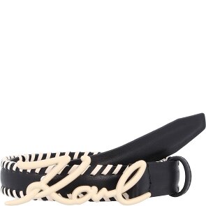 Karl Lagerfeld Cinturón de cuero de la firma