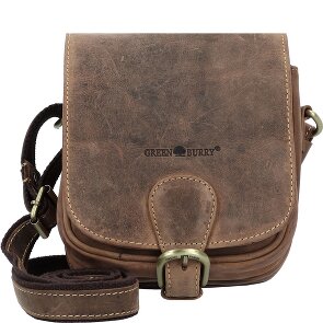 Greenburry Bolsa de hombro vintage de cuero de 16 cm