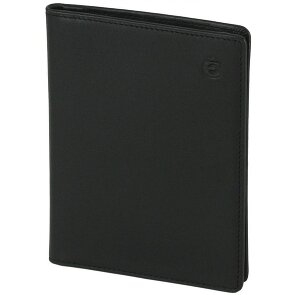 Esquire Funda de identificación de cuero con logotipo 9 cm