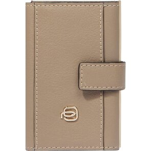 Piquadro Circle Estuche para tarjetas de crédito Protección RFID Piel 6.5 cm