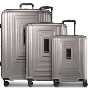 Redolz Essentials 14 4 ruedas Set de maletas 3 piezas Con fuelle expandible