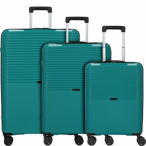 d&n Travel Line 4000 Juego de maletas de 4 ruedas 3pcs.