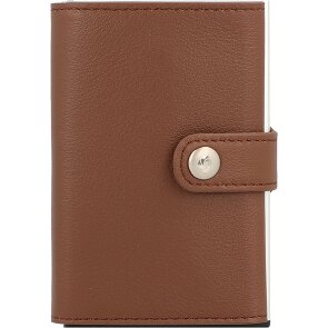 Samsonite Estuche para tarjetas de crédito Alu Fit de cuero RFID 6,5 cm