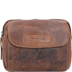 Greenland Nature Riñonera suave y segura de cuero RFID 18 cm