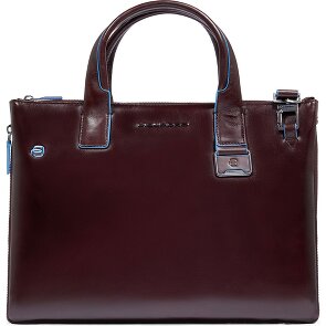 Piquadro Blue Square Bolsa de compras Piel 38 cm Compartimento para el portátil con pliegue de expansión