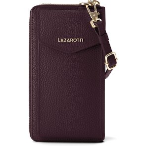 Lazarotti Bologna Cartera de piel con cremallera Funda para teléfono móvil Piel 19 cm