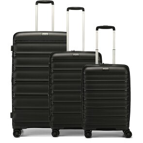 d&n Travel Line 4700 4 ruedas Juego de maletas 3 piezas con pliegue de expansión