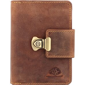 Greenburry Cartera de cuero vintage de 12,5 cm