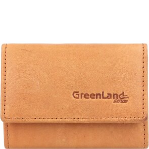 Greenland Nature Estuche para tarjetas de crédito Nature RFID de cuero de 10 cm