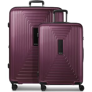 Redolz Essentials 14 4 ruedas Set de maletas 2 piezas Con fuelle expandible