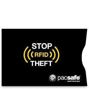 Pacsafe Fundas protectoras de tarjetas RFIDsafe Pack de 2 10 cm