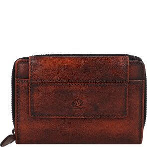 Greenburry Destressed Cartera Protección RFID Piel 13.5 cm