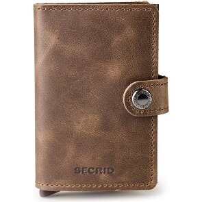 Secrid Miniwallet Vintage Estuche para tarjetas de crédito Cartera de piel RFID 6,5 cm