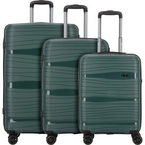 d&n Travel Line 4300 4 ruedas Juego de maletas 3 piezas