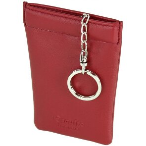 Esquire Estuche para llaves de cuero con logotipo de 8 cm