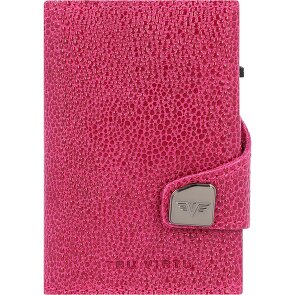 Tru Virtu Funda para tarjetas de crédito Click & Slide Cartera de piel RFID 6,5 cm