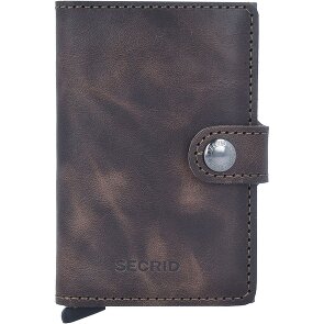 Secrid Miniwallet Vintage Estuche para tarjetas de crédito Cartera de piel RFID 6,5 cm