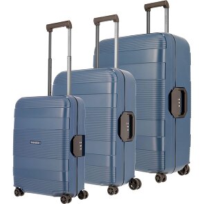 Travelite Korfu 4 ruedas Juego de maletas 3 piezas