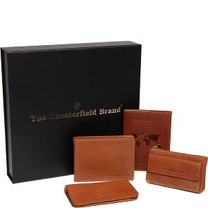 The Chesterfield Brand Set de regalo de 4 carteras de piel de 12 cm