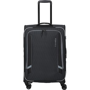 Travelite Corsiica 4 ruedas Carrito M 67 cm con pliegue de expansión