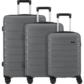 d&n Travel Line 4100 4 ruedas Juego de maletas 3 piezas